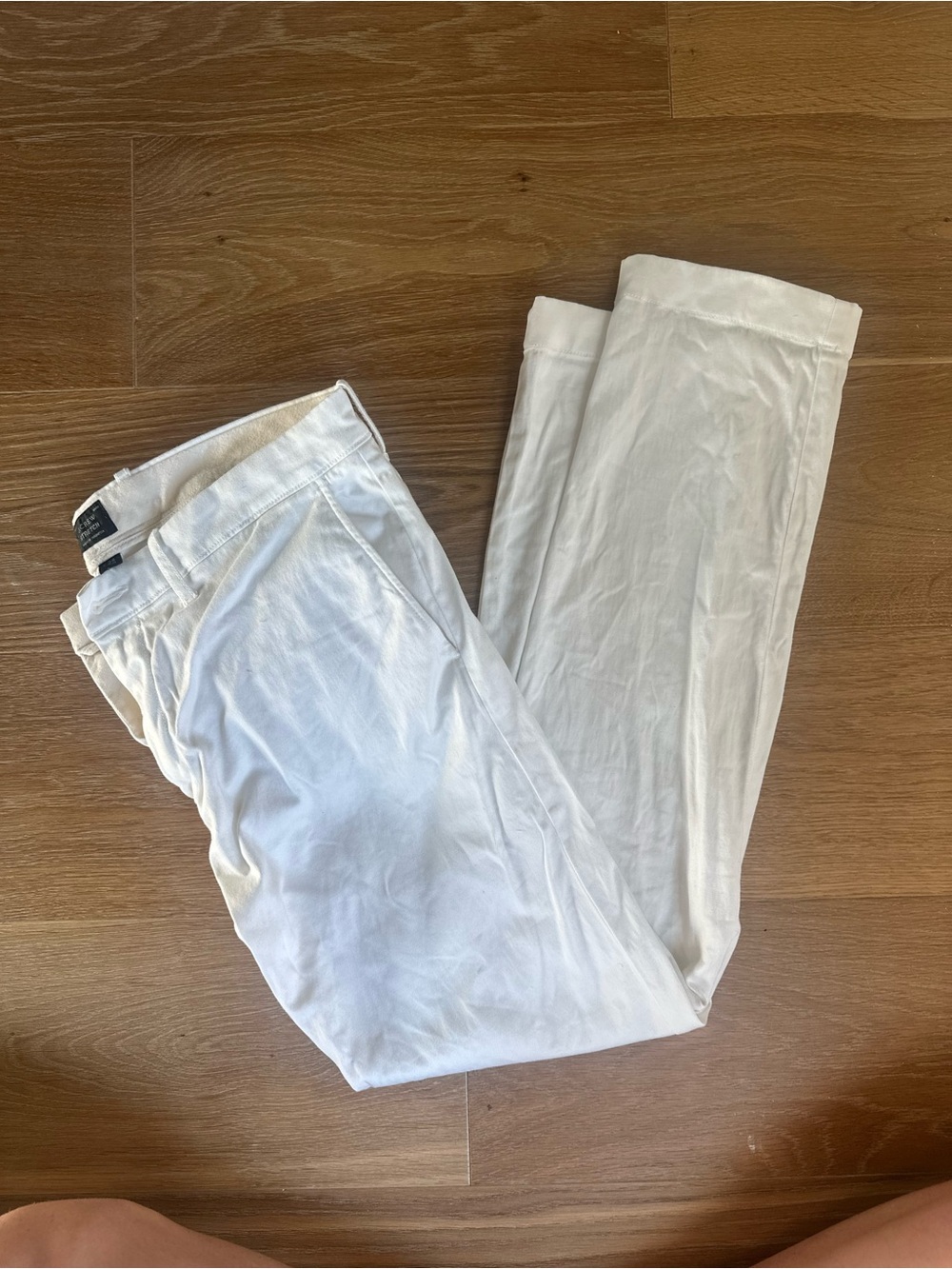 J. Crew Men's Slim Straight pants chino in White